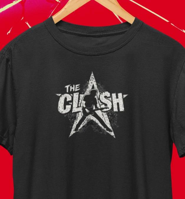Футболка The Clash Joe Strummer Punk Rock / Винтажная футболка Инди-рокера