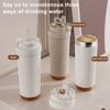 750ml Stainless Steel Thermal Cup Double Wall Vacuum Insulated Mug with Leak-Proof Lid Three-in-One Spout Design Coffee Cup