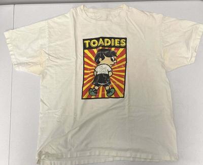 Футболка унисекс Toadies Band Белый Цвет Хлопок Полный Размер BL790
