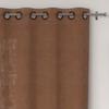 Linen Cotton Eyelet Veil 135x250 Cm LINO Camel, by Soleil d'Ocre