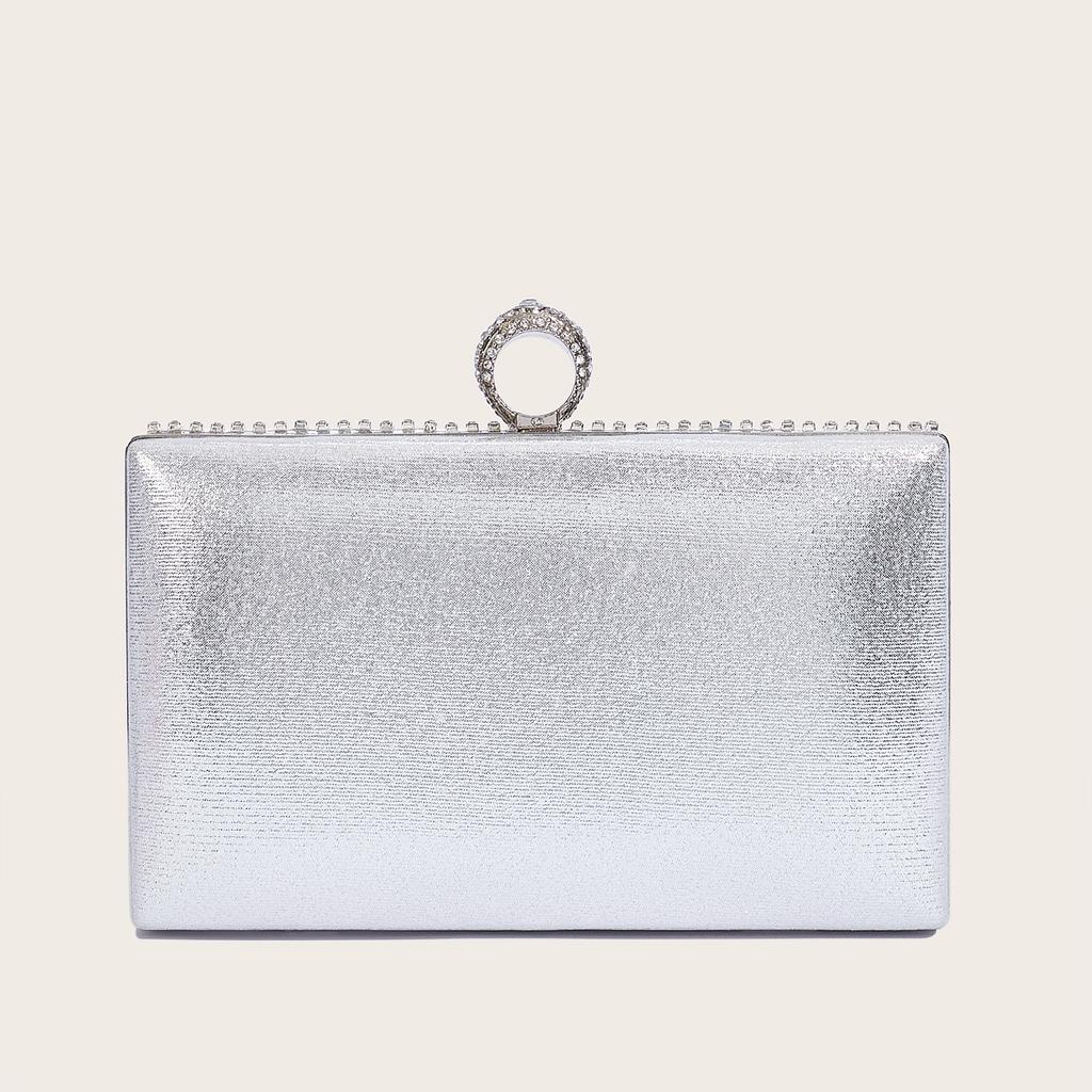 Вечерняя сумочка со стразами и кисточками, модная элегантная серебряная сумочка-клатч, женская сумочка для свадебной вечеринки, черная сумка через плечо