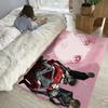 Classic Anime N-Nana Osaki Girl Floor Mat Soft Thickened Absorbent Non-Slip Bedroom Living Room Door Mat Home Decor Flannel Rugs