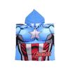 Avengers Captain America U Bath Poncho - The Planet of Children - Blue - Child - 100% Microfibre