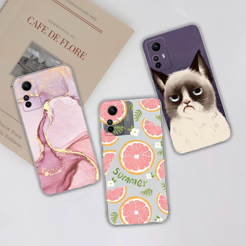 Чехол для телефона Xiaomi Redmi A1 + A2 Plus Note 8 9 10 11 12 K60 K50 Модные этикетки Прозрачные чехлы для телефонов Защитный мягкий силиконовый ТПУ для бампера Redmi