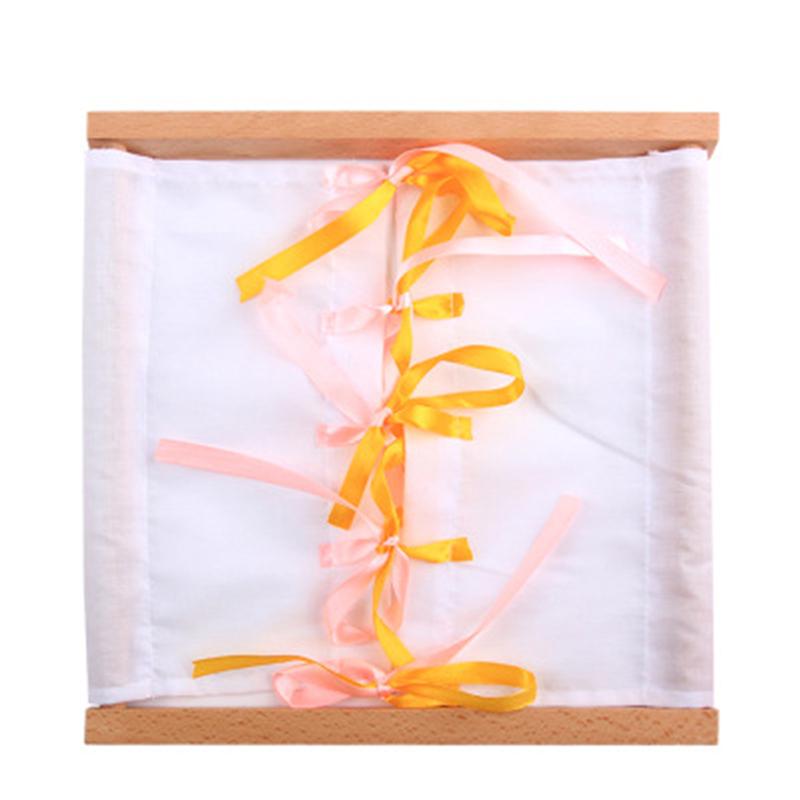 Детские деревянные игрушки Монтессори для малышей, практичные пуговицы для одежды, рамка для образования и обучения