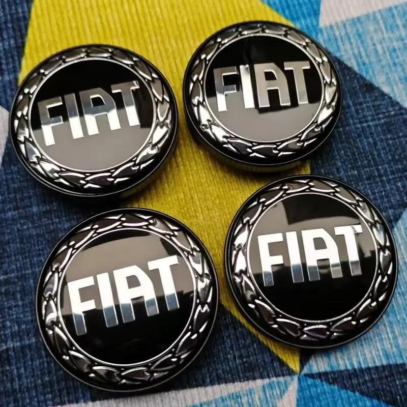4 шт. 60 мм Колпачки ступицы колеса Fiat с логотипом-Пылезащитные крышки для Fiat 500 124 125 Punto Bravo Stilo Panda Abarth-Эмблемы на диски