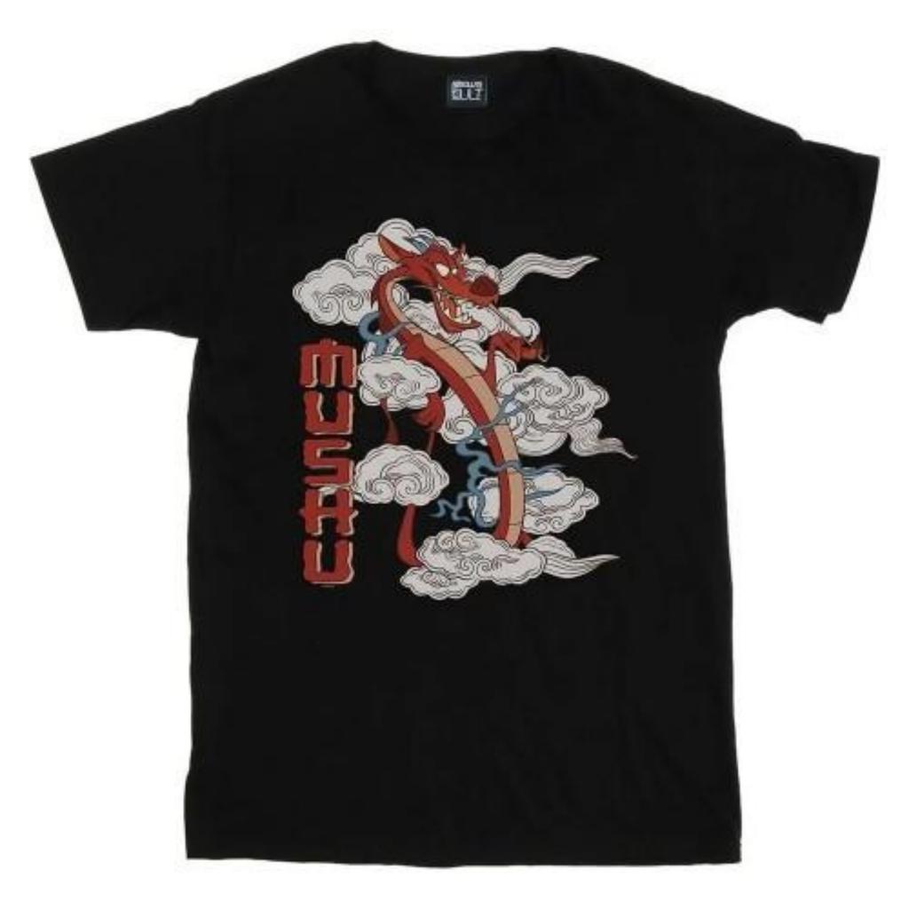 Mulan Girls Mushu Dragon Cotton T-Shirt