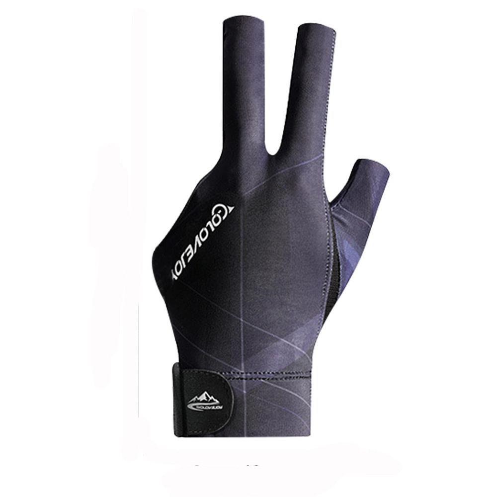 1 шт., перчатки для снукера, спандекс, левая рука, три пальца, перчатки для снукера, бильярдные эластичные тренировочные перчатки для бильярда