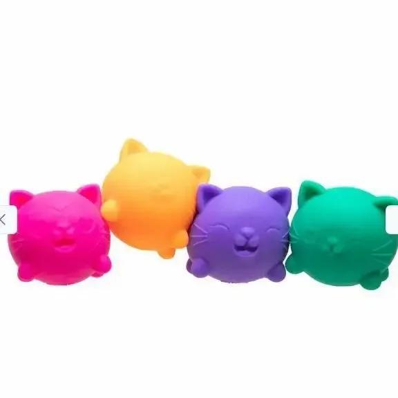Новый Teenie Cool C Набор из 4 Мини-Сквиши Игрушки-Антистресс Мягкая Сжимаемая Сенсорная Игрушка Снятие Стресса и Тревоги Портативная Настольная Игра Подарок Для Детей Взрослых Всех Возрастов