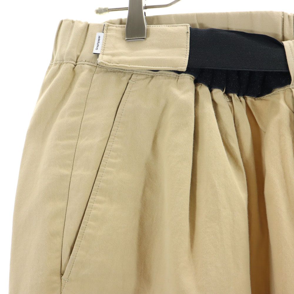 Graphpaper Made In Japan Cotton Pants F Beige Waist Rubber Men's Used