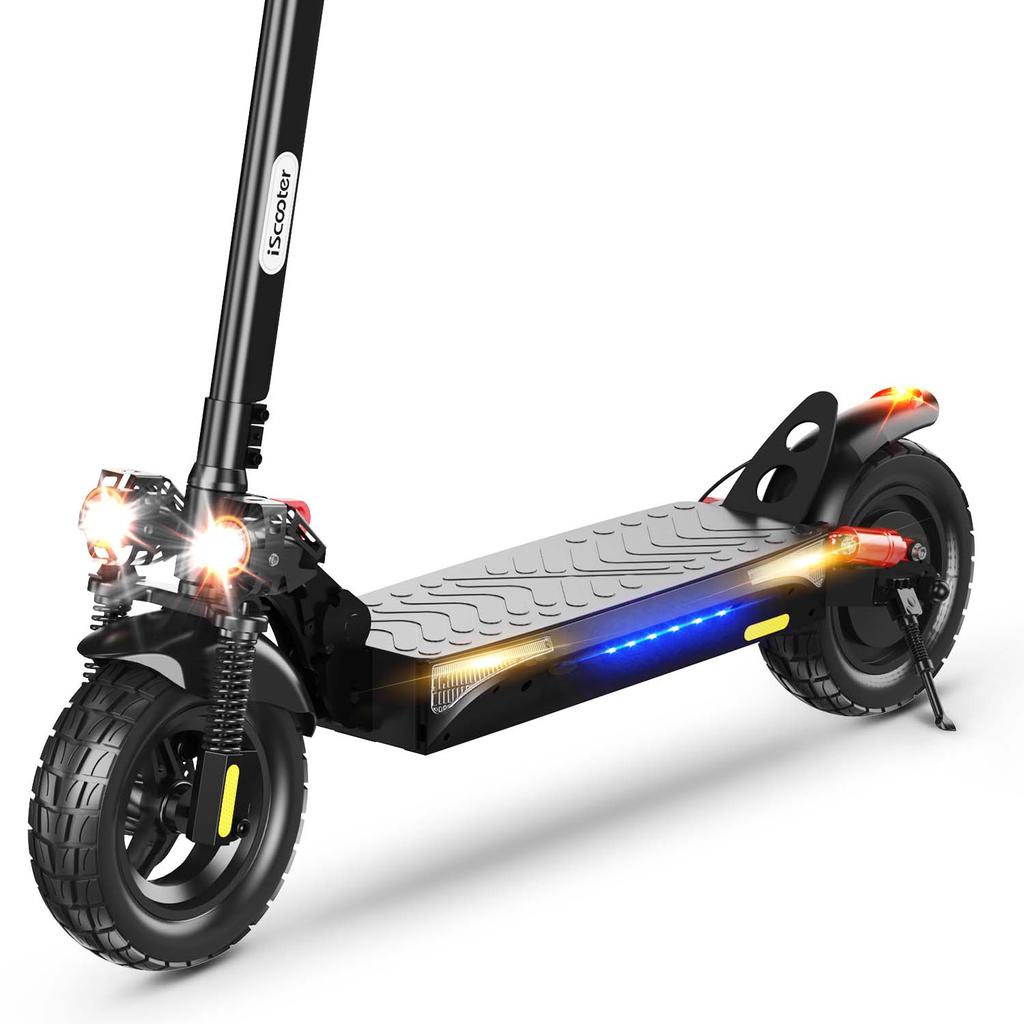 iScooter iX4 800W Electric Dirt Scooter 48V15Ah, 40-45km Range, 10" Off-Road Tires, LCD Display, Full Suspension City E-Scooter for Adults