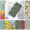 JS45 SpongeBob Friend Black Soft Case for Xiaomi Poco X6 X4 M5 M6 F5 F6 C65 C55 C50 C51 C40 Pro Redmi 14C A3X 13C 12C 11T 10A 9C Note 7 6 8A Plus