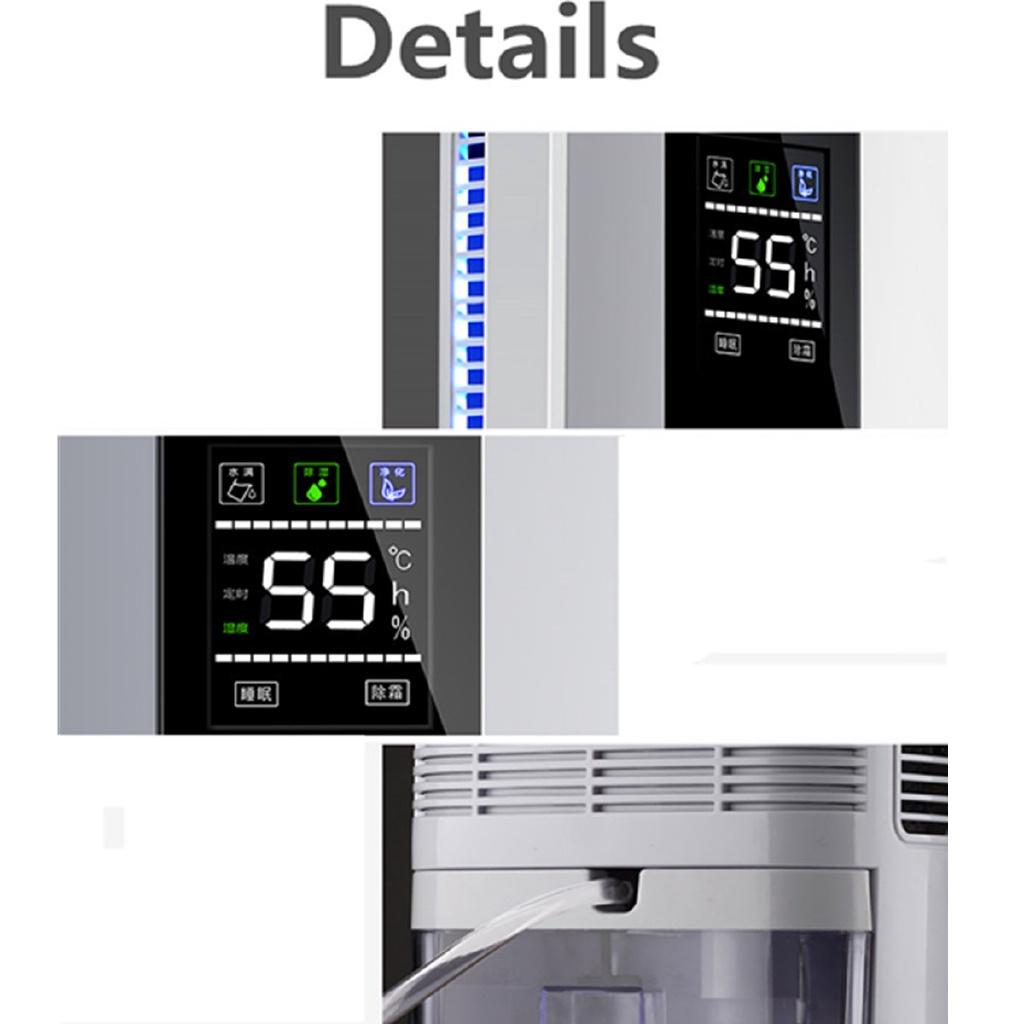 Осушитель воздуха для дома, поглотитель влаги, сушилка для подвала, бесшумный светодиодный Smart Touch, пульт дистанционного управления, синхронизация, внешняя водопроводная труба