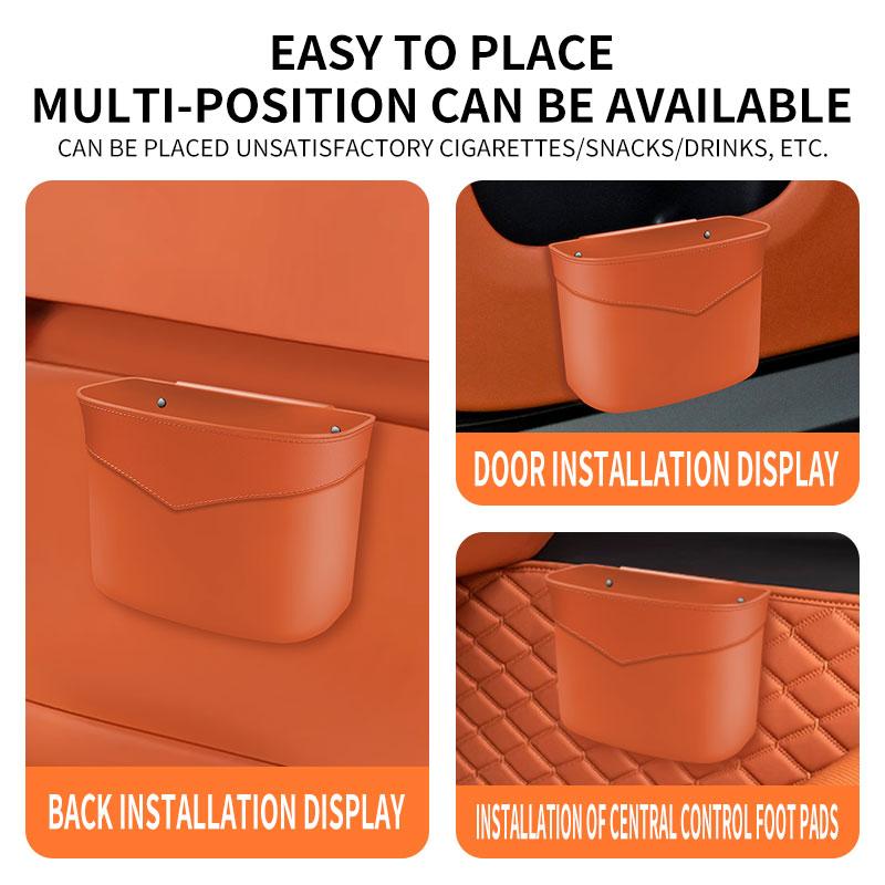 ABCO1 Car trash bin, door-mounted storage box, seat back storage bucket, suitable for all Geely Galaxy, Binyue X50, Boyue X70 models.
