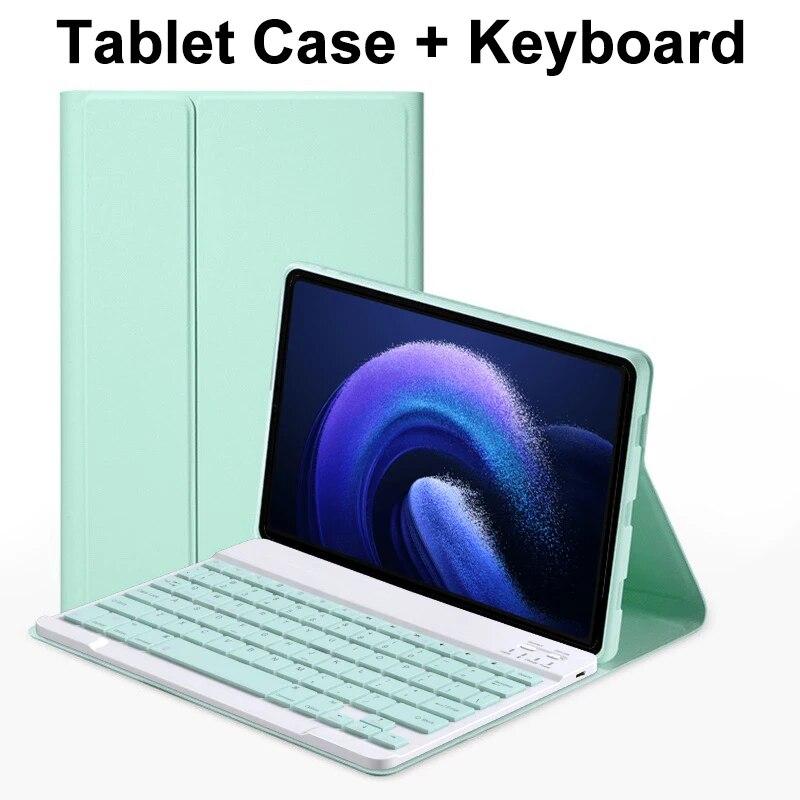 Чехол для планшета Xiaomi Mi Pad 6 Max 14 дюймов, съемная Bluetooth-клавиатура для Redmi Pad SE 11 дюймов 10,6, защитный чехол для планшета