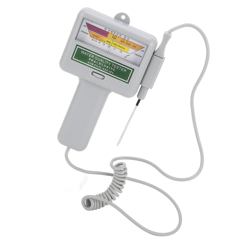 Портативный тестер pH, измеритель хлора, монитор качества воды для бассейна, спа, проверка