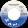 7-дюймовая пластинка BLONDIE  Heart Of Glass CHS2295 Chrysalis 1979 Канада Танцевальная Электроника Б/у