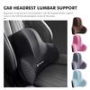 T28Emblems Car Headrest U-shaped Neck Pillow Lumbar Support Accessories For Volkswagen VW Scirocco Passat Polo B5 B6 B7 CC Tiguan S