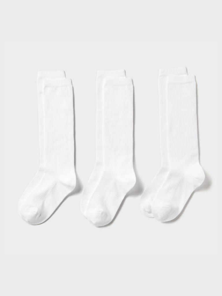 Uniqlo Японские высокие носки, комплект из 3 пар 