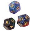 9PCS Polyhedral Dice Set Waterproof Plastic Lightweight Portable Table Gaming Dices for Travel