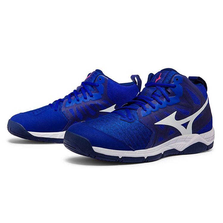 Mizuno Волейбольные кроссовки Wave Super Sonic 2 Mid Унисекс Синий V1GA204520