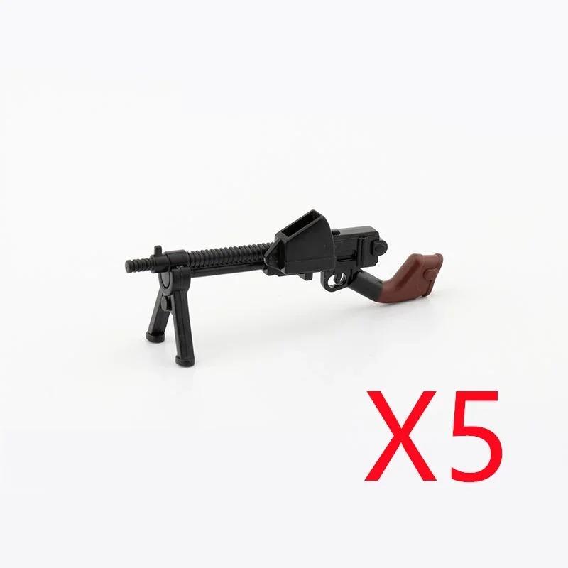 5 СМ Вторая мировая война Военные строительные блоки Американские Немецкие Советские Фигурки солдат Оружие Аксессуары Пистолеты Пистолет Снайперский ремень Мини-кирпичики MOC