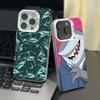 Чехол для телефона Mr-Shark-K для iPhone 17 17Air 16 15 14 13 12 11 Pro Max Plus Разноцветный Серебристый