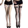 [Roiyezo] High Socks Ladies 2 Pairs of Overknee Socks Fishnet Tights Thigh High Socks Race Knee High Socks Transparency Sexy Lolita Lolita
