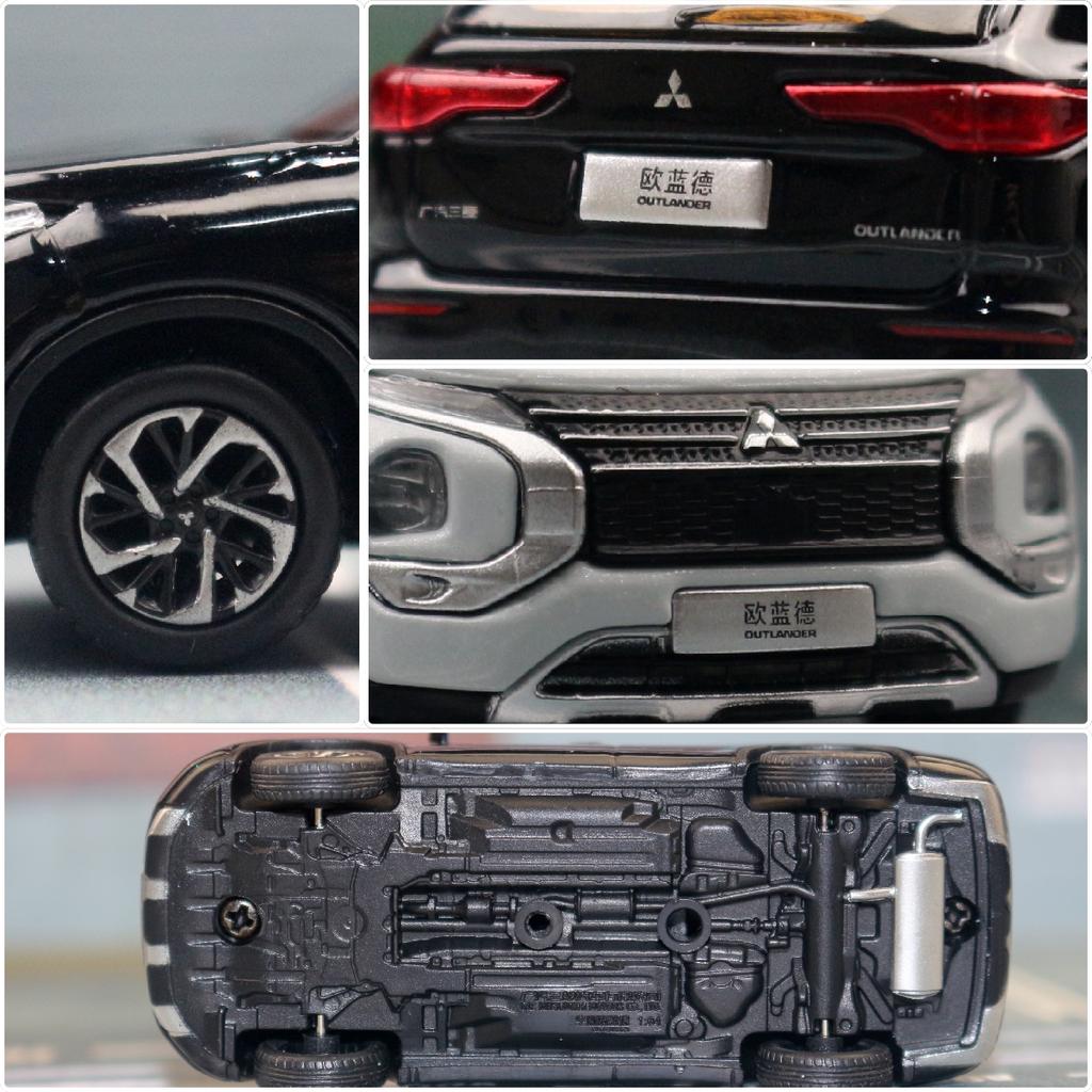1/64 Mitsubishi Outlander SUV Sport Миниатюрная модель 1:64 литые металлические игрушечные машинки для демонстрации коллекции бесплатных колес в подарок мальчикам