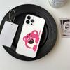 Милый чехол для телефона L-Lotso для iPhone 17/16/15/11/13/14 Pro Max Plus/X/Xr/Xs Max/12mini Air Прозрачный Clear