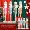 50CM Nutcracker soldier puppet candy series combination wooden craft Christmas tree pendant family festival decoration gift