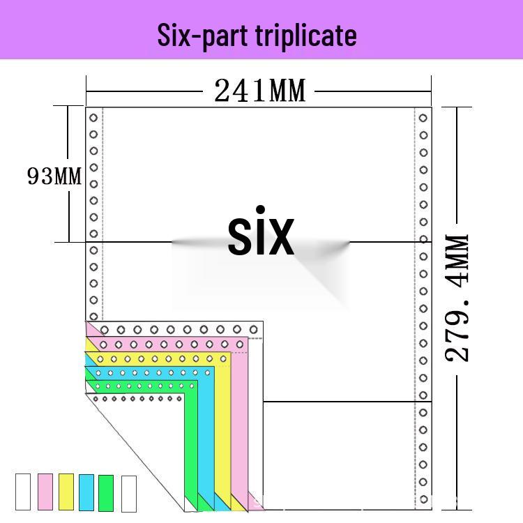 241-Pin Dot Matrix Printer Paper: Triplicate, Two-Part, Four-Part & Five-Part Invoices/Delivery Notes