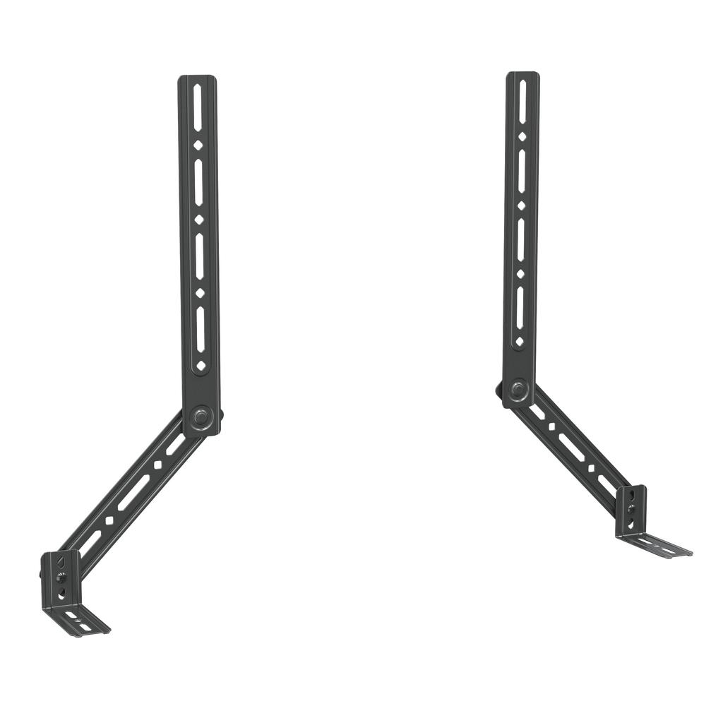 USX MOUNT Soundbar Mounting Universal Soundbar Mounting Weight Compatible with Universal Mounts Above or Below a Speaker Universal Mounting Includes