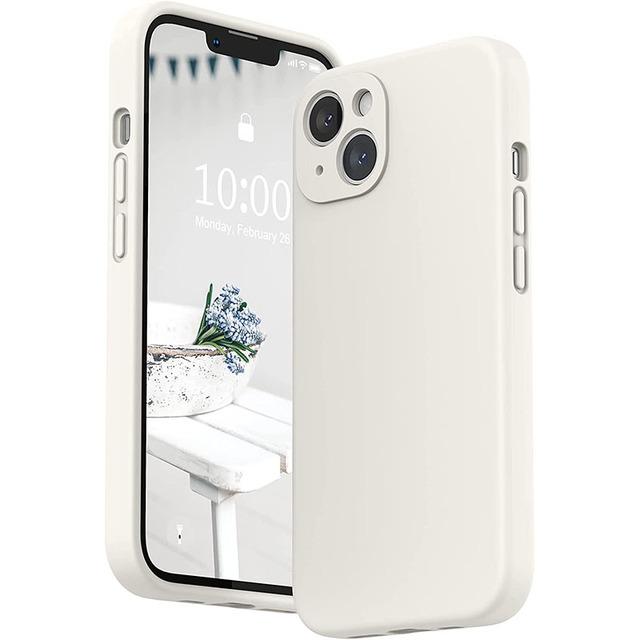 Жидкий силиконовый мягкий чехол для iPhone 15 14 Plus 13 11 12 Pro Max Mini X XR XS Full Lens Protection Cover Shell