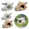 Aquatic Pet Habitat Skull Fish Tank Decoration Cave, Realistic Durable PLA Hideout Shrimp Breeding House Shelter, 3D Printed Ornament for Aquarium