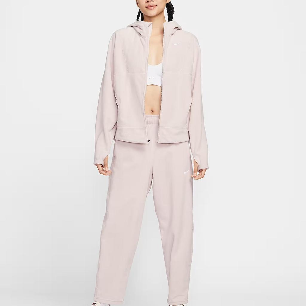 Nike Therma-Fit One Теплая однотонная куртка-толстовка с капюшоном на молнии с длинным рукавом Женские куртки HV3699-667