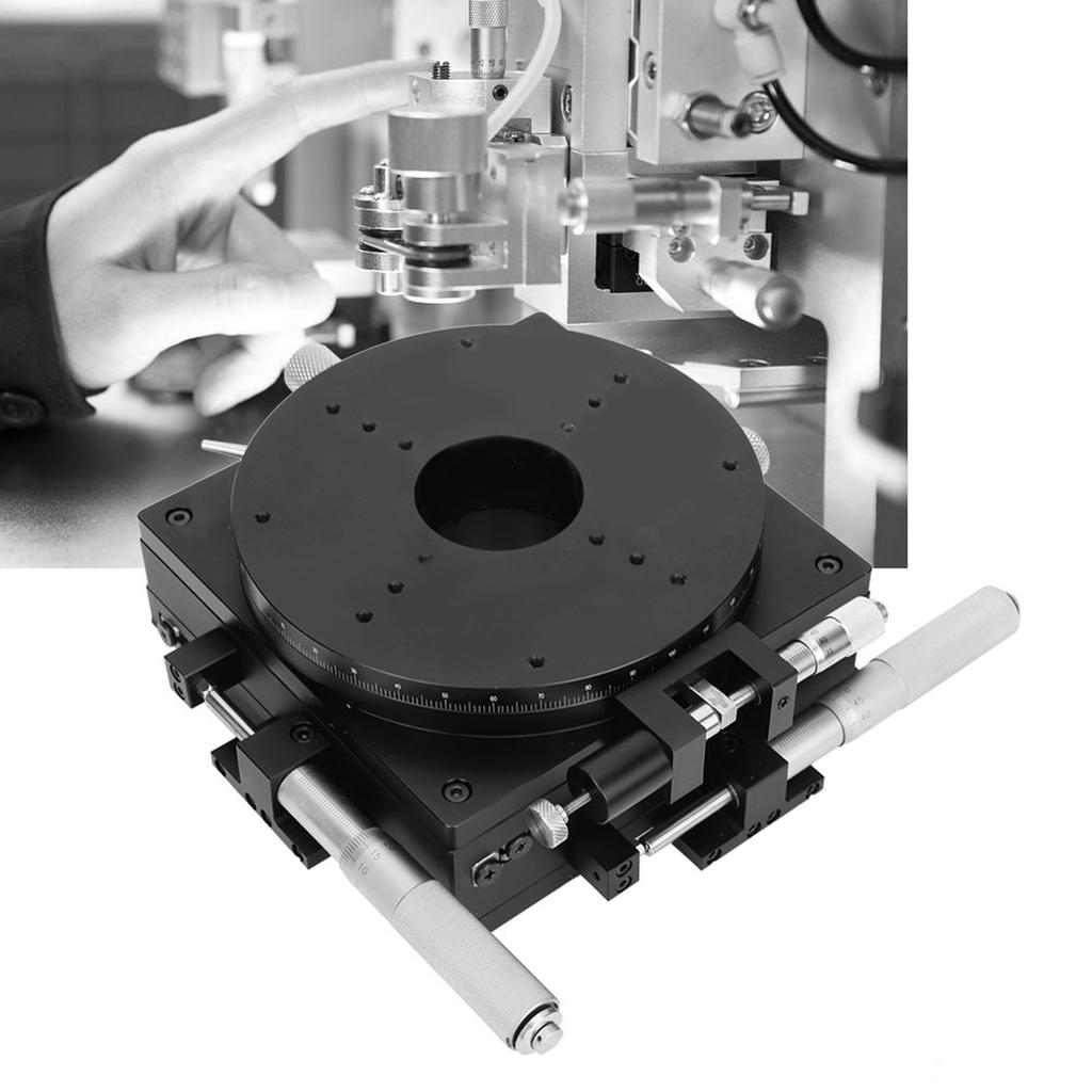 SEMXYR160 XYR 3-осевая 160x160 мм платформа точной настройки Оптический стол смещения Поперечная направляющая