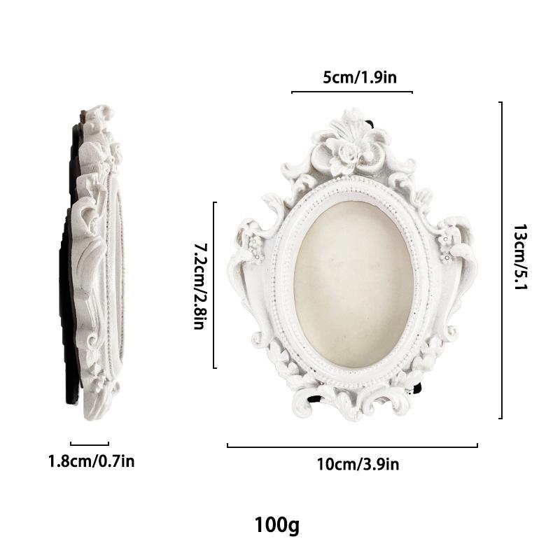 Фоторамка в ретро-стиле «Виктория», из смолы, украшения для домашнего декора, настольное украшение, барочная рамка для фотографий, можно поставить или повесить