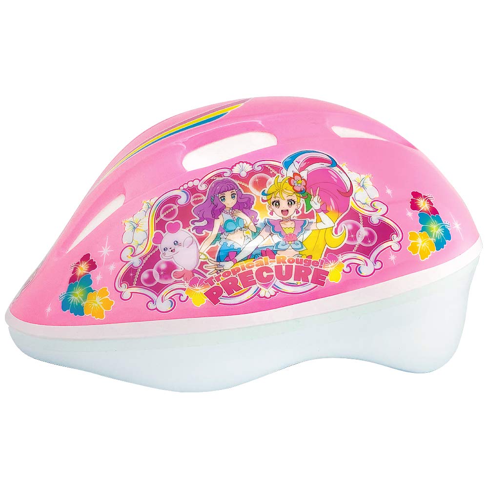 Burjura Tropical-Rouge! PreCure Kids' Bicycle Helmet for Ages 2-6