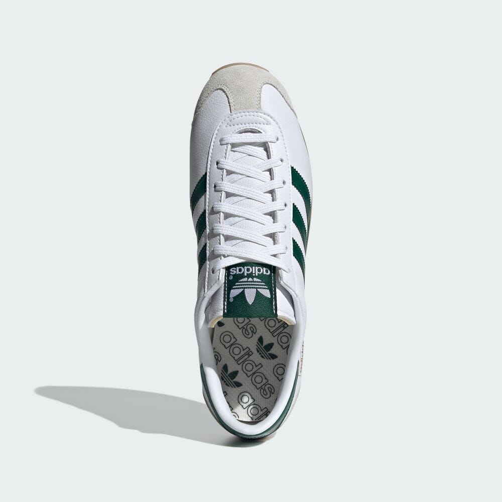 Adidas COUNTRY JAPAN Footwear White Sneakers ORIGINALS Unisex T Toe Shoes IE4042 Footwear White/College Green/Crystal White