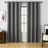 Blackout Curtains With Metal Grommets Bedroom Living Room Modern Short Window Heat Treated Multiple Sizes