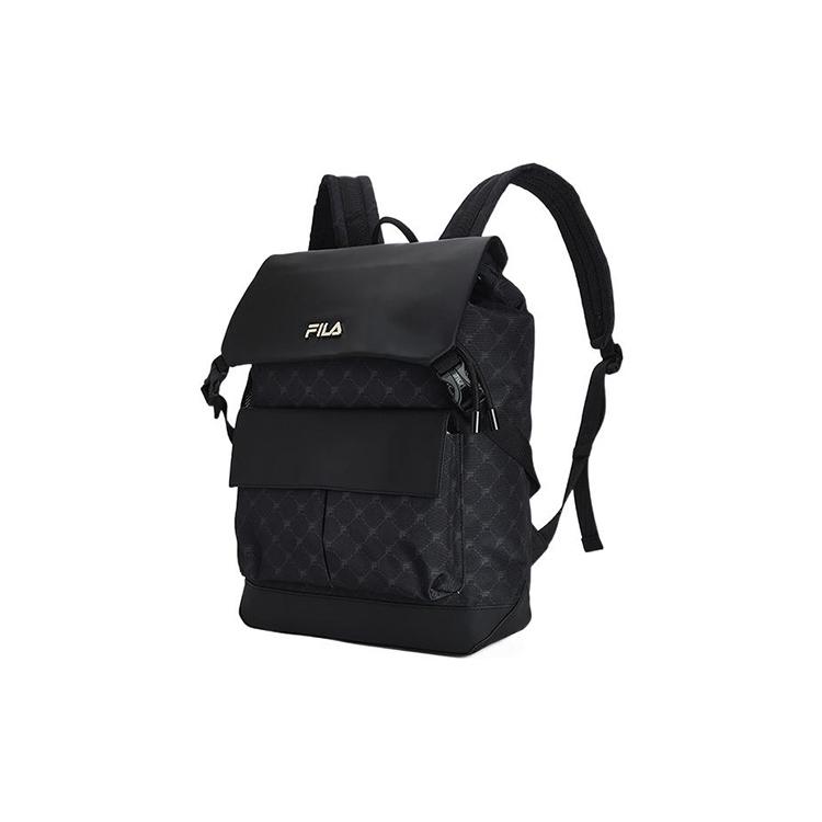 New FILA Fabric Laptop Bag Backpack Regular Men's Black F13M328104F-BK