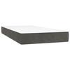 VidaXL Matelas de lit à ressorts ensachés 90x210 cm epaisseur 20 cm velours,matelas,matelas de lit,matelas à sommier tapissier,meubl
