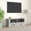 816812 vidaXL TV Stand Concrete Grey 100x35x40 Cm Engineered Wood