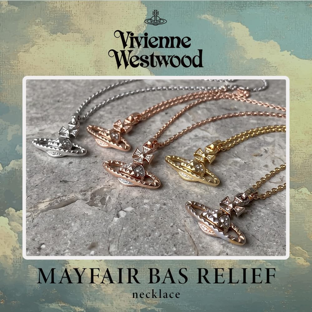 Vivienne Westwood Mayfair Bas Relief Necklace Women's Brass 630203EG/02W386