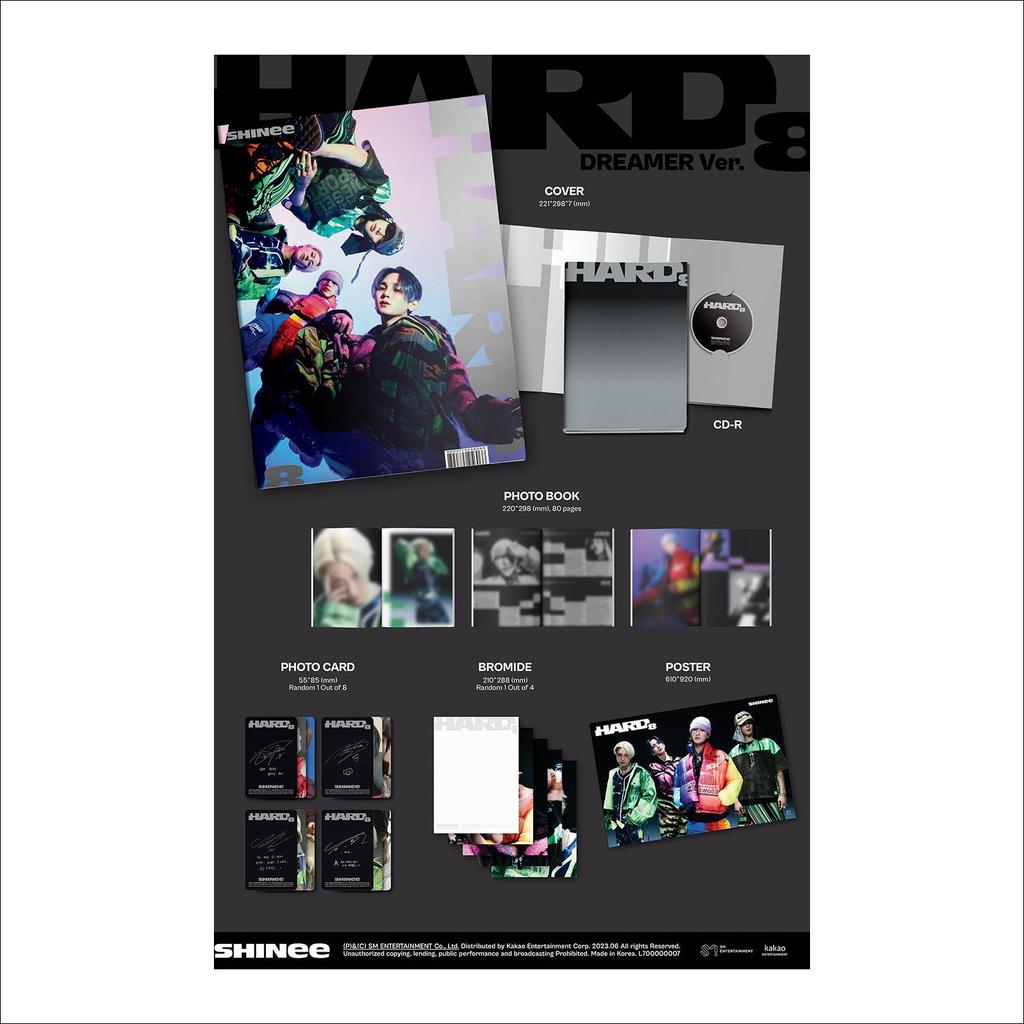 SHINee Версия фотокниги HARD. Альбом