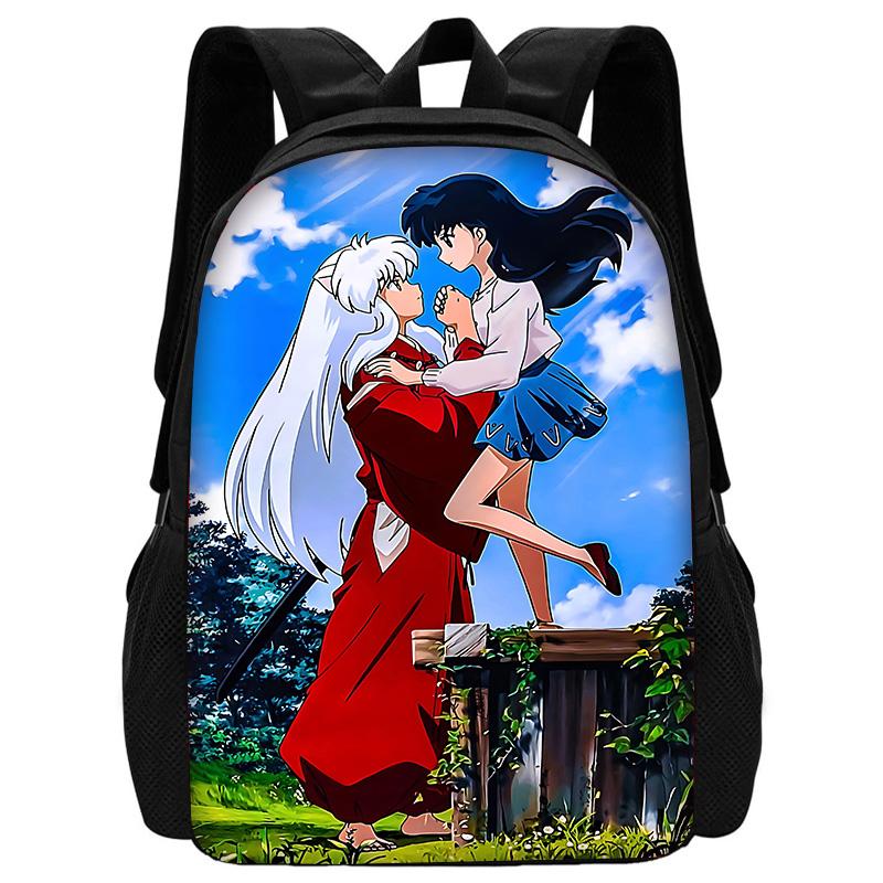Школьный рюкзак Inuyasha для детей, теплый, зимний, с сумками для ланча, пеналами, школьными сумками для мальчиков и девочек, лучший подарок