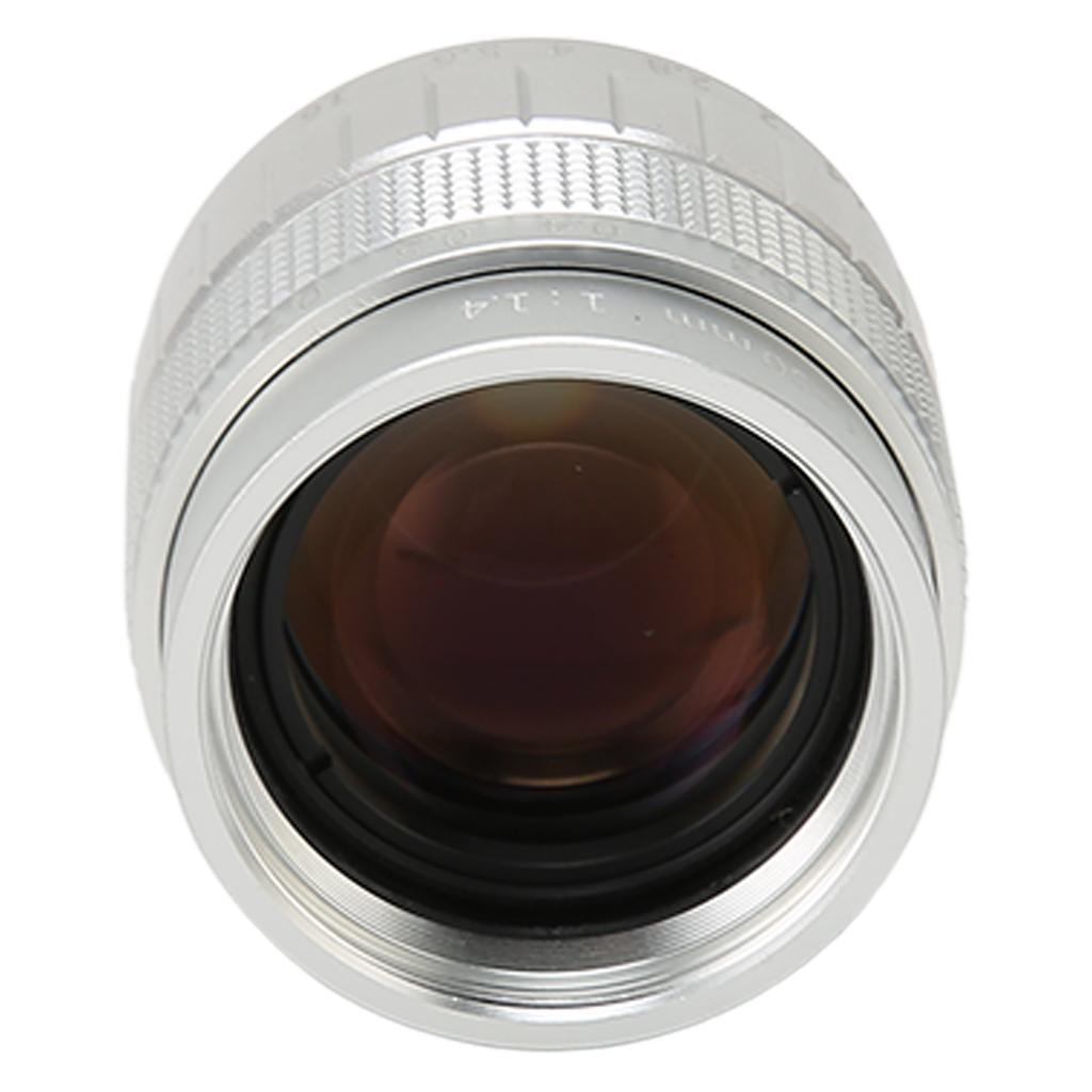50mm F1.4 Manual Focus Prime Lens HD 2 3 Inch FA Lens Manual Focus Camera Lens for Industrial Video Microscope Camera