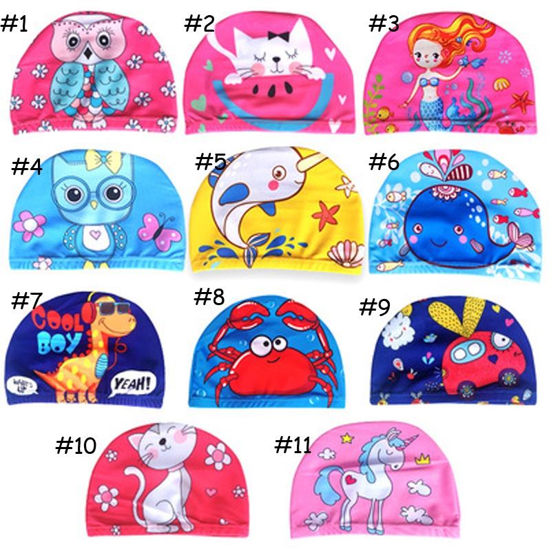 Шапочки для плавания для мальчиков и девочек от 2 до 5 лет, пляжные шапочки для плавания для маленьких мальчиков, шапочки для бассейна с героями мультфильмов