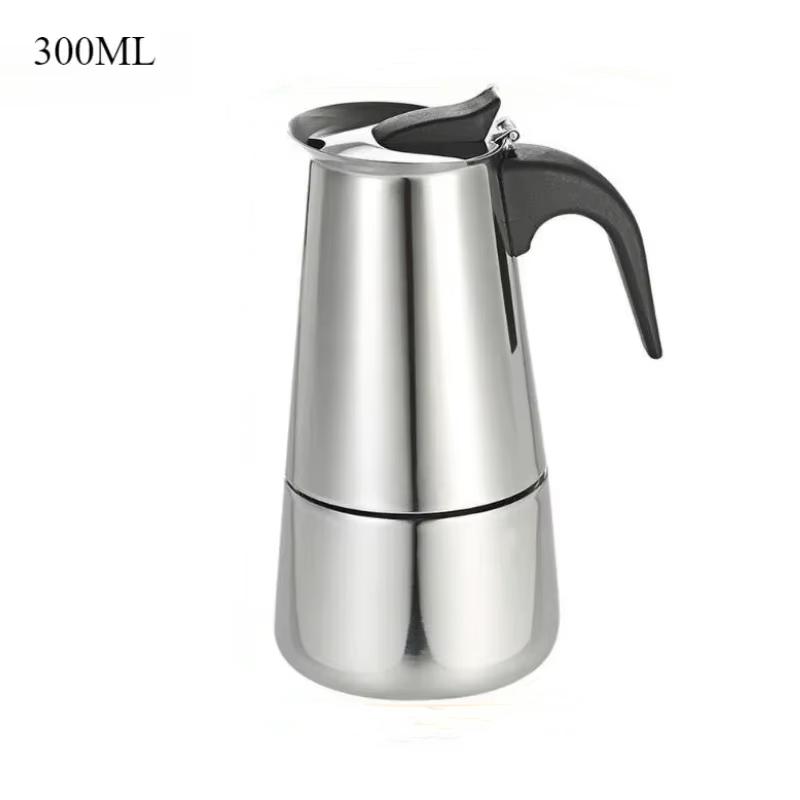 Кофеварка из нержавеющей стали Италия Мока 2/4/6/9 чашек Изоляция Мока Эспрессо Латте Настольная Фильтр Кофейник для кухни